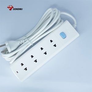 Ổ cắm điện 4 lỗ, 1công tắc GONEO GNVN-V1040-50 5met