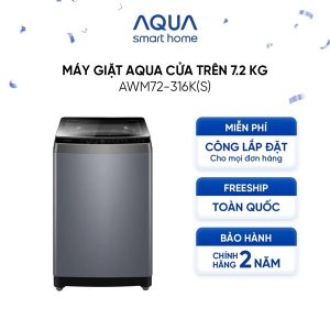Máy giặt Aqua AWM72-316K (S) 7.2kg
