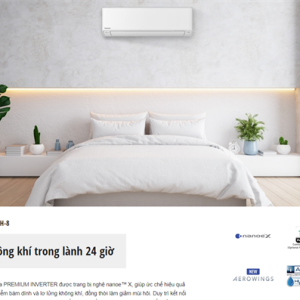Điều hòa PANASONIC CU/CS-U9XKH-8 9 1 chiều inverter cao cấp