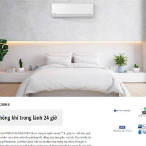 Điều hòa PANASONIC CU/CS-U12XKH-8 12 1 chiều inverter cao cấp