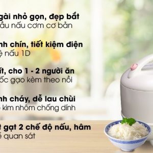 Nồi cơm điện MIDEA MR-CM06SA 0.6 lít