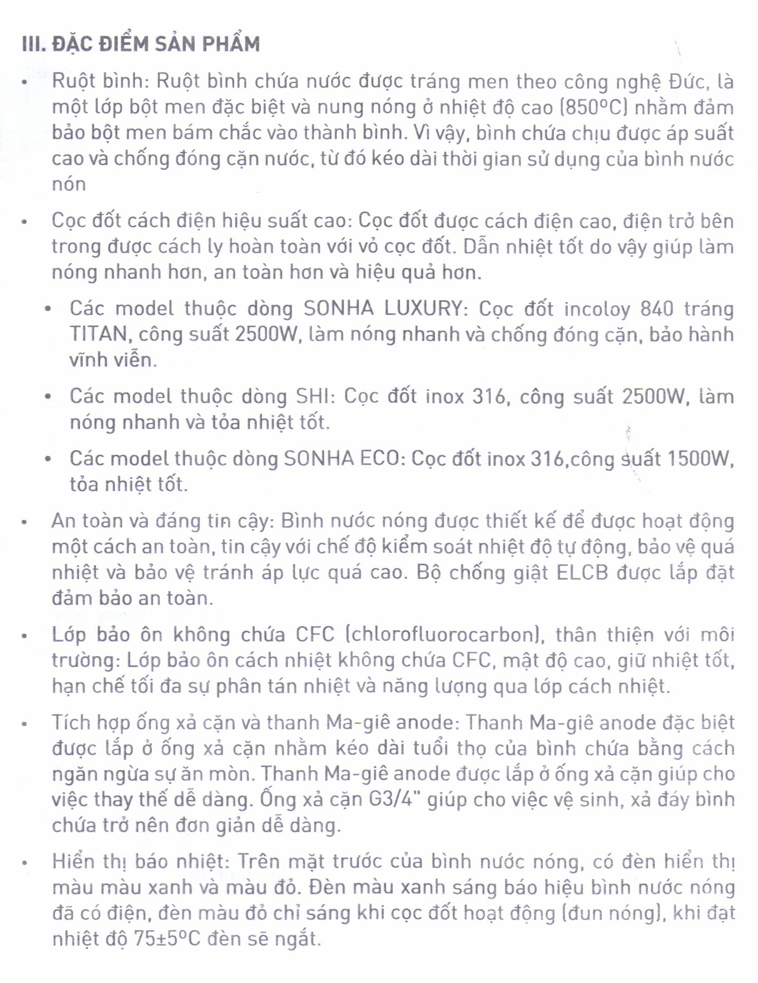 Bình nóng lạnh Ocean Sơn Hà 30L C30V