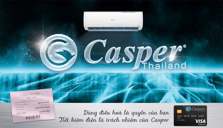 Điều hòa Casper 12000btu JC12IU36 - 1 chiều - Inverter
