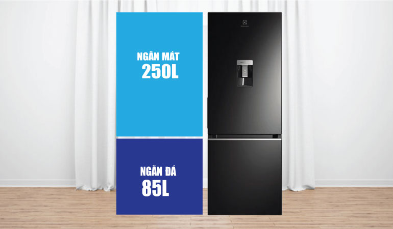 Tủ lạnh Electrolux 335 lít Inverter EBB3762K-H